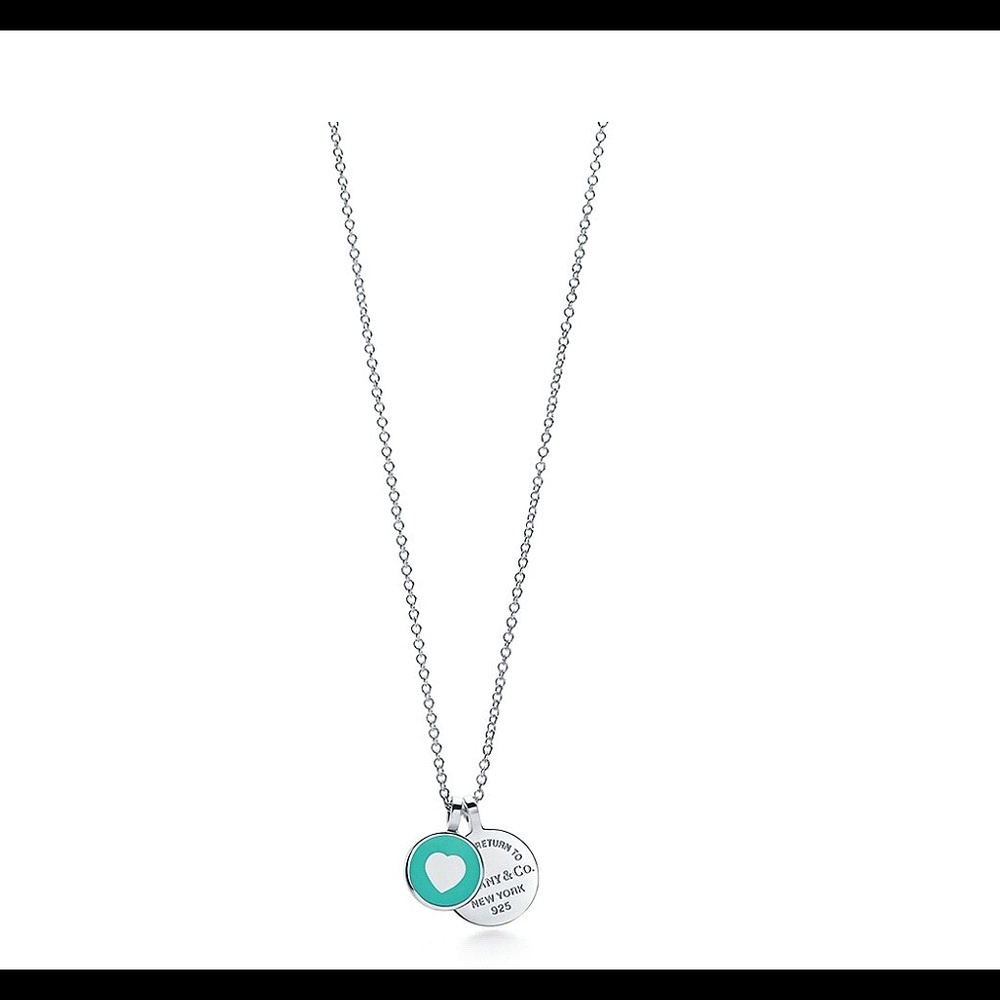 Return to Tiffany 2 charms pendant in silver